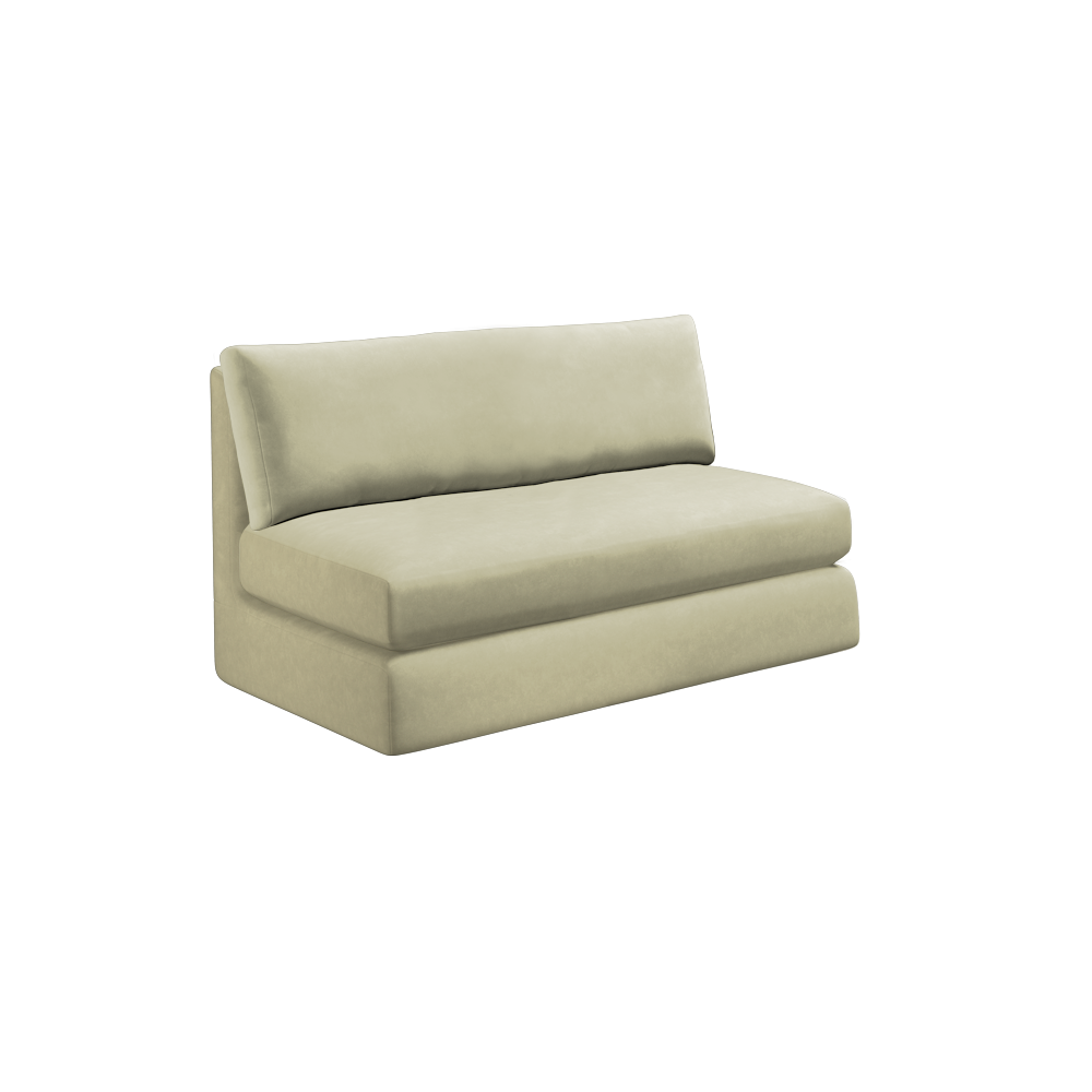Slipcover for Armless Loveseat