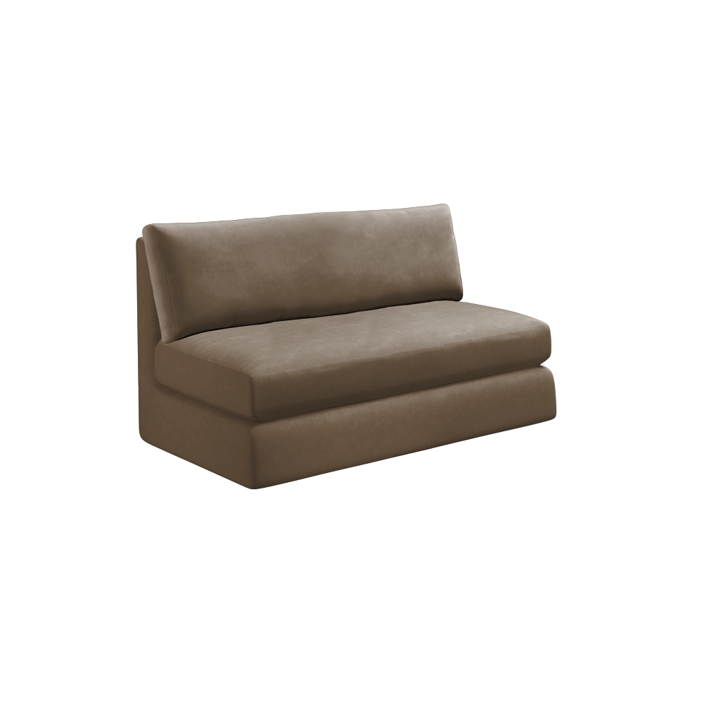 Slipcover for Armless Loveseat