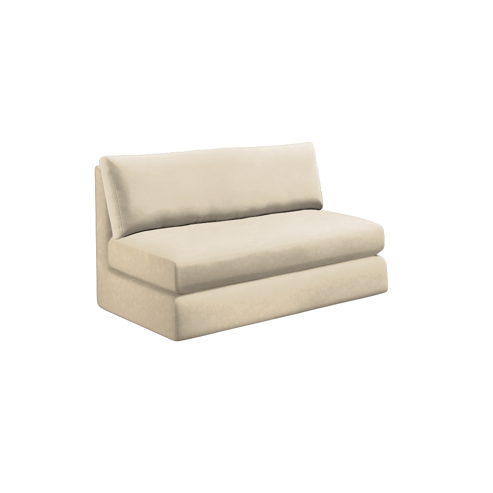 Slipcover for Armless Loveseat
