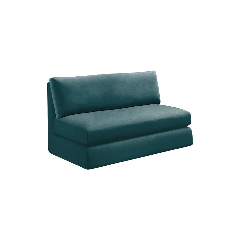 Slipcover for Armless Loveseat