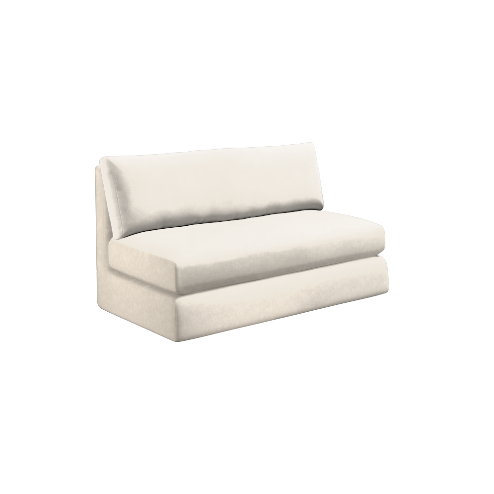 Slipcover for Armless Loveseat