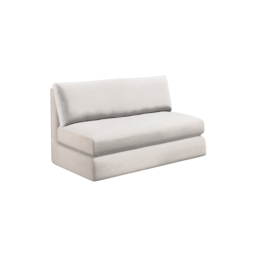 Slipcover for Armless Loveseat