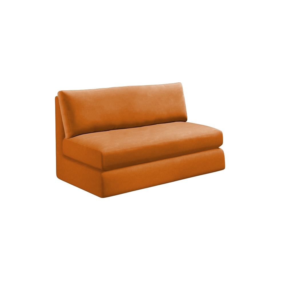 Slipcover for Armless Loveseat