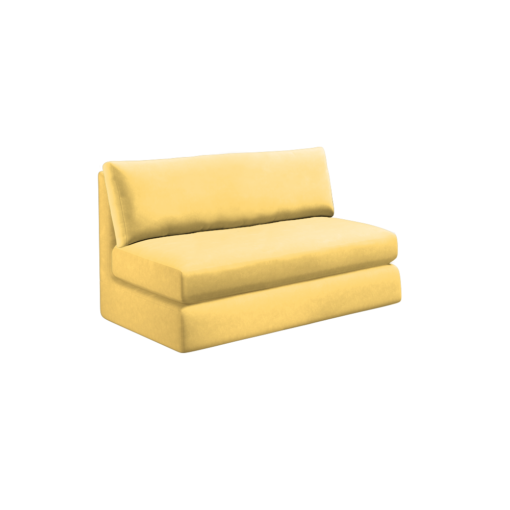 Slipcover for Armless Loveseat