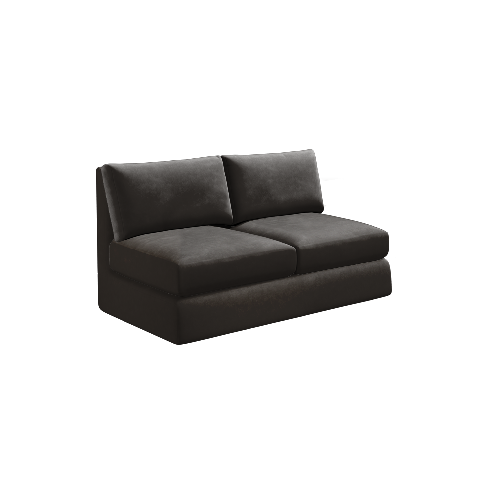 Slipcover for Armless Loveseat