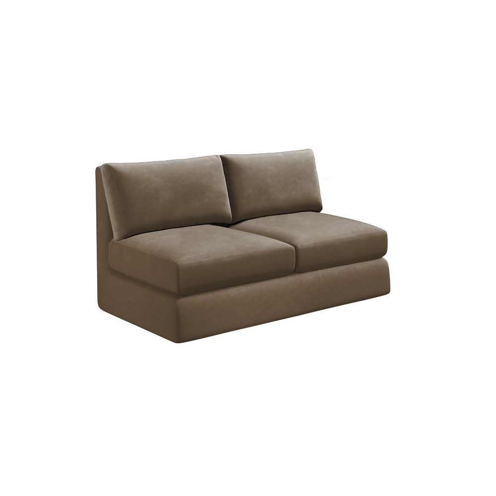 Slipcover for Armless Loveseat