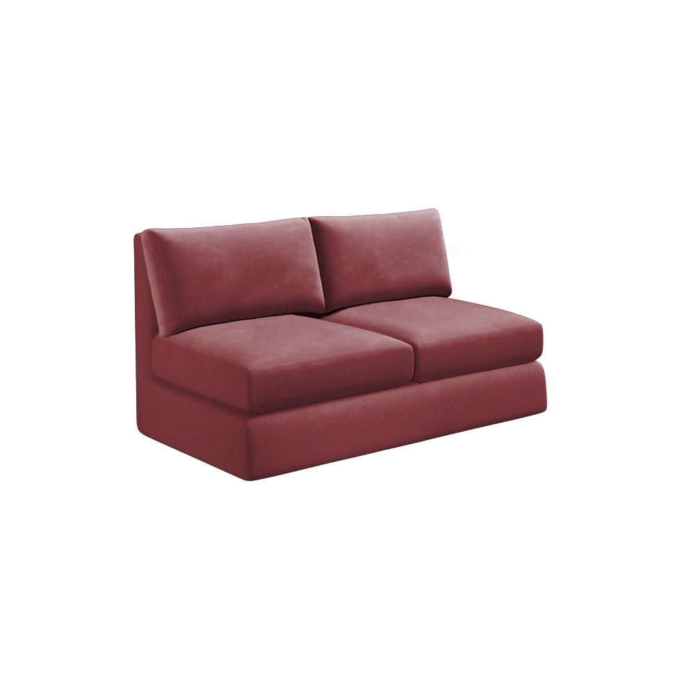 Slipcover for Armless Loveseat