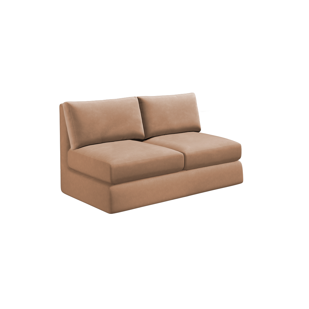 Slipcover for Armless Loveseat