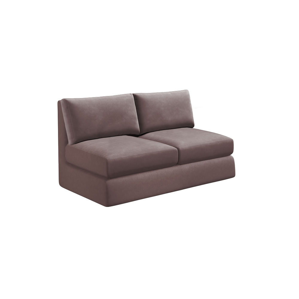 Slipcover for Armless Loveseat