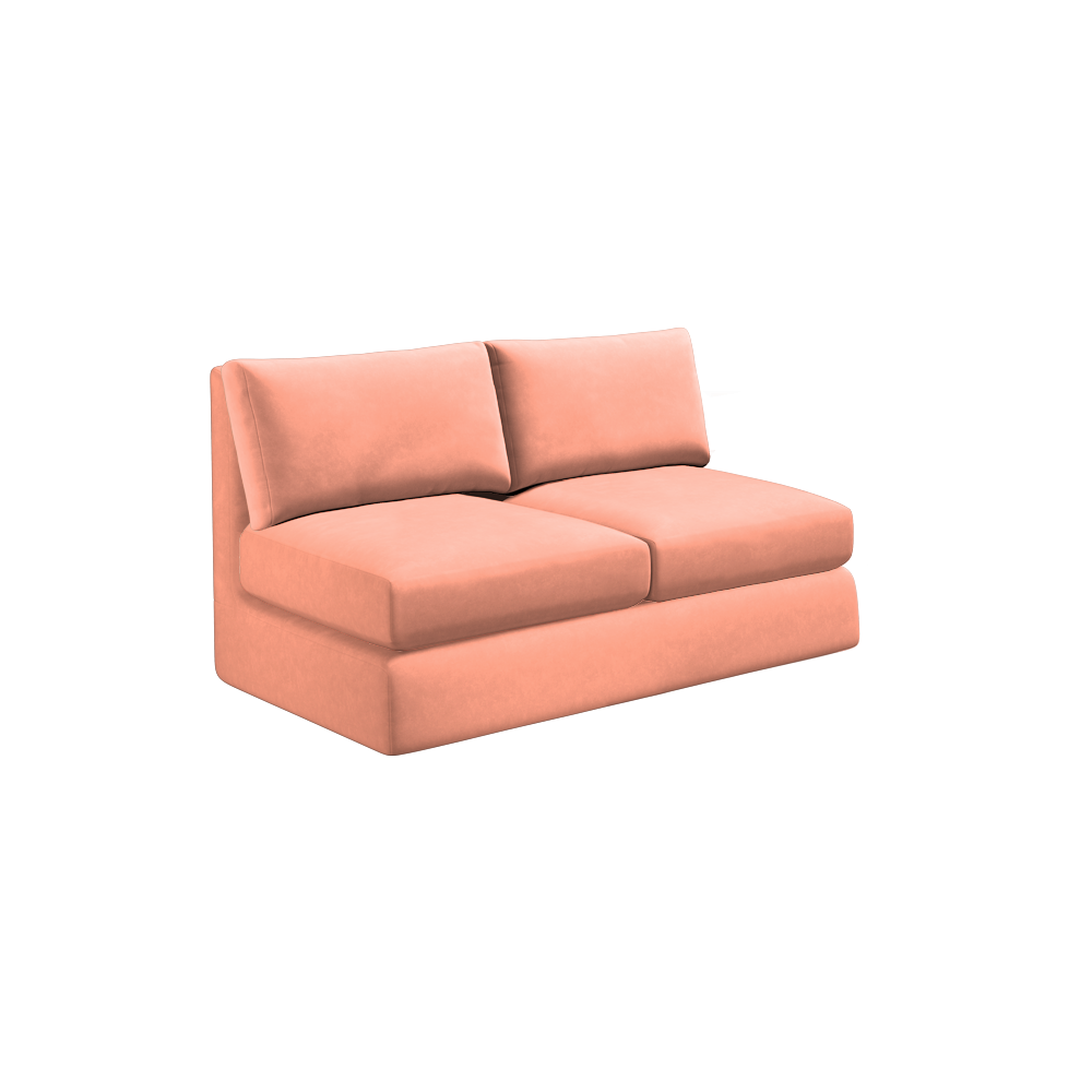 Slipcover for Armless Loveseat