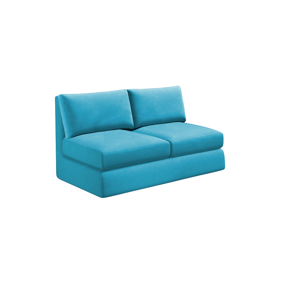 Slipcover for Armless Loveseat