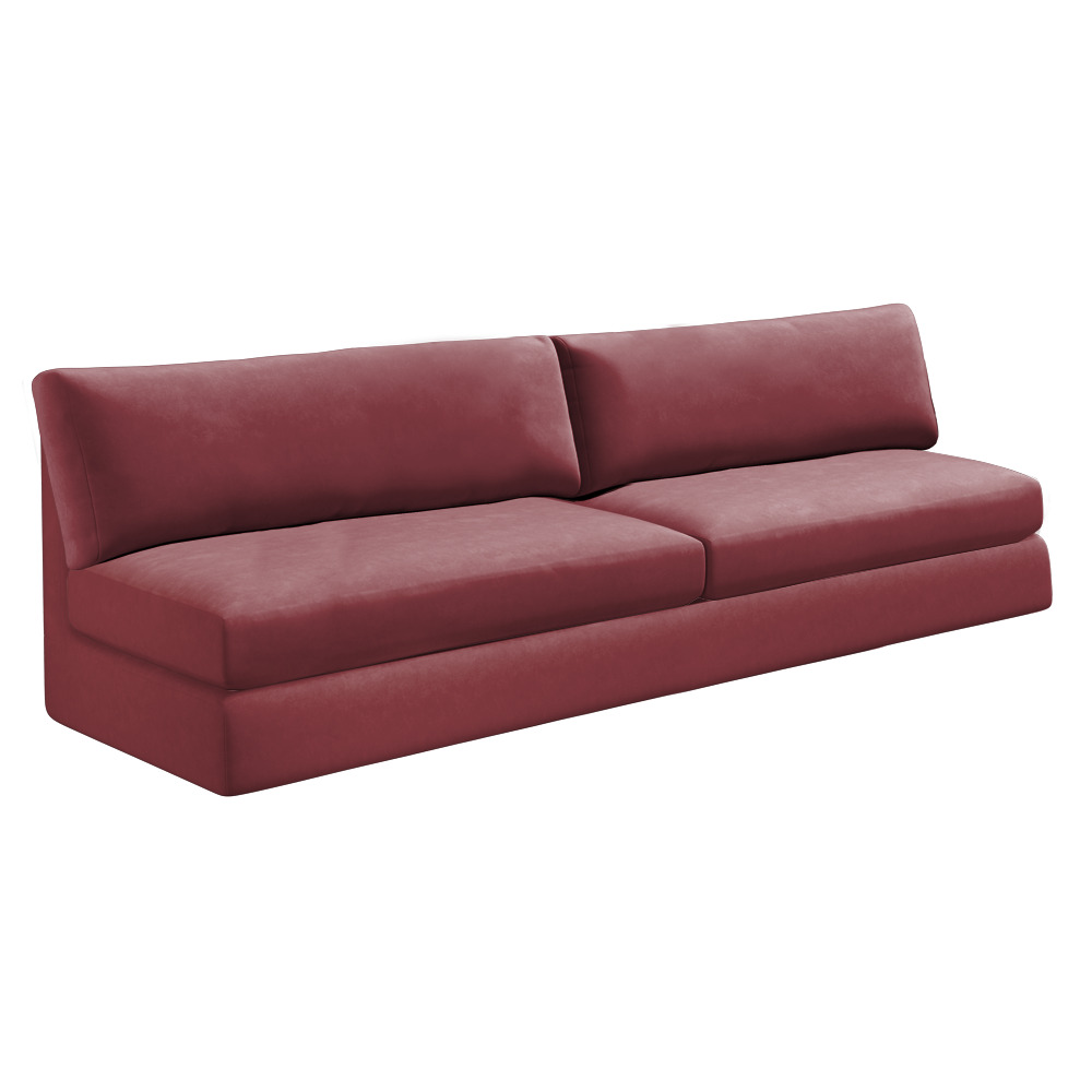 Slipcover for Oversized Armless Sofa