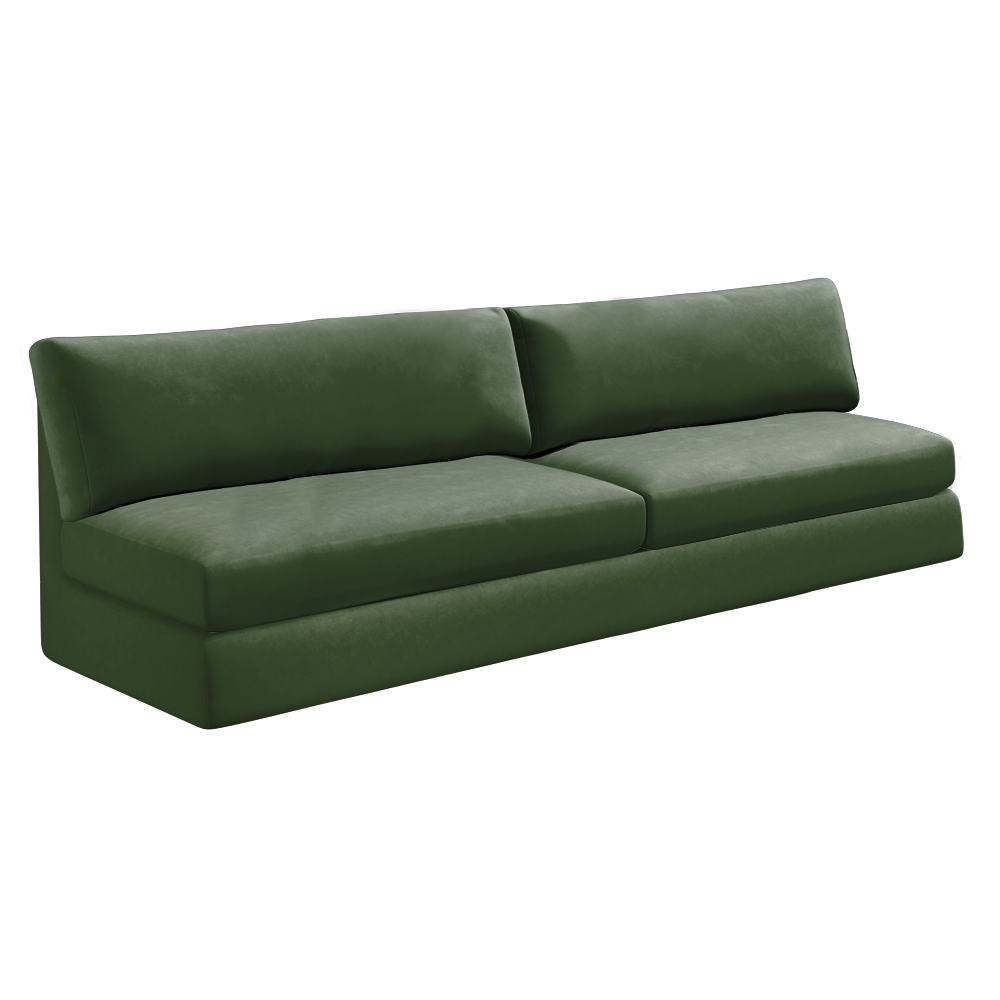 Slipcover for Oversized Armless Sofa
