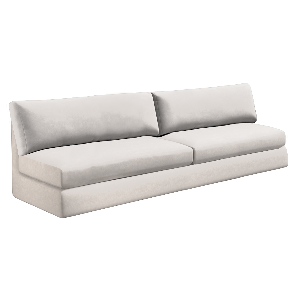 Slipcover for Oversized Armless Sofa