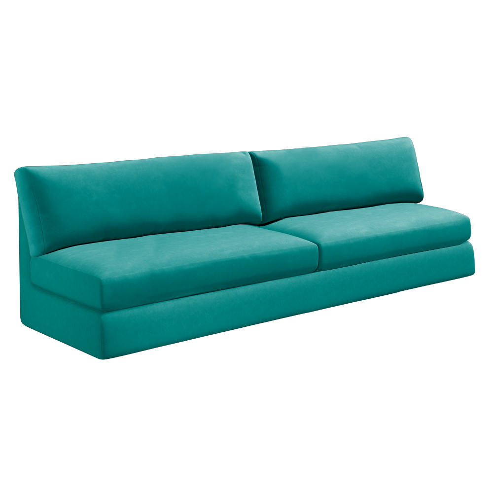Slipcover for Oversized Armless Sofa
