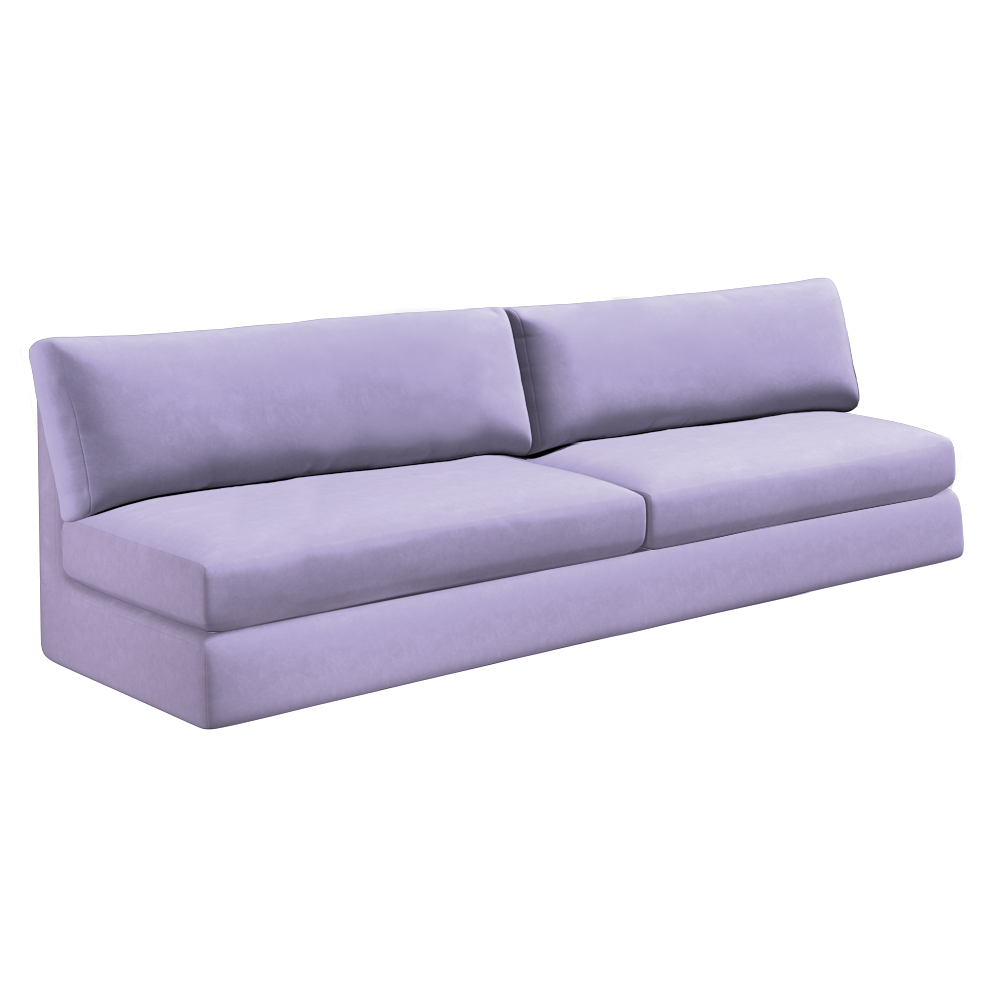Slipcover for Oversized Armless Sofa