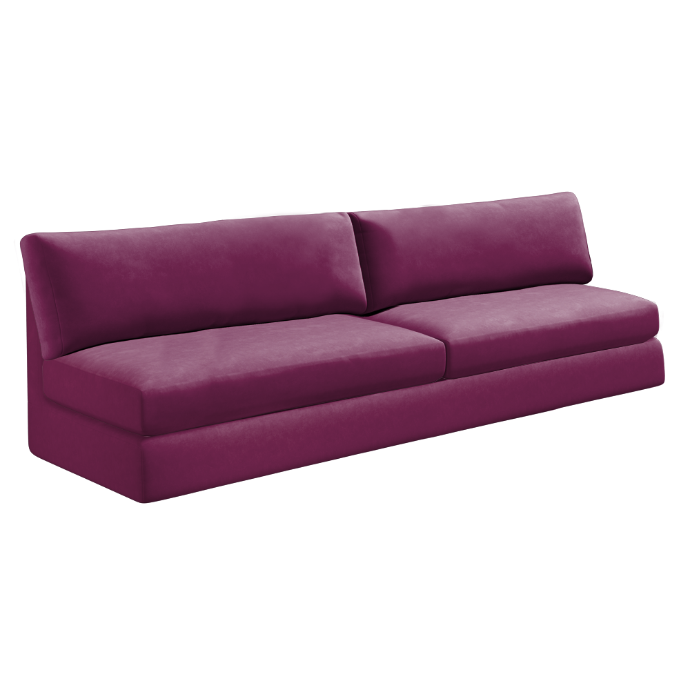 Slipcover for Oversized Armless Sofa