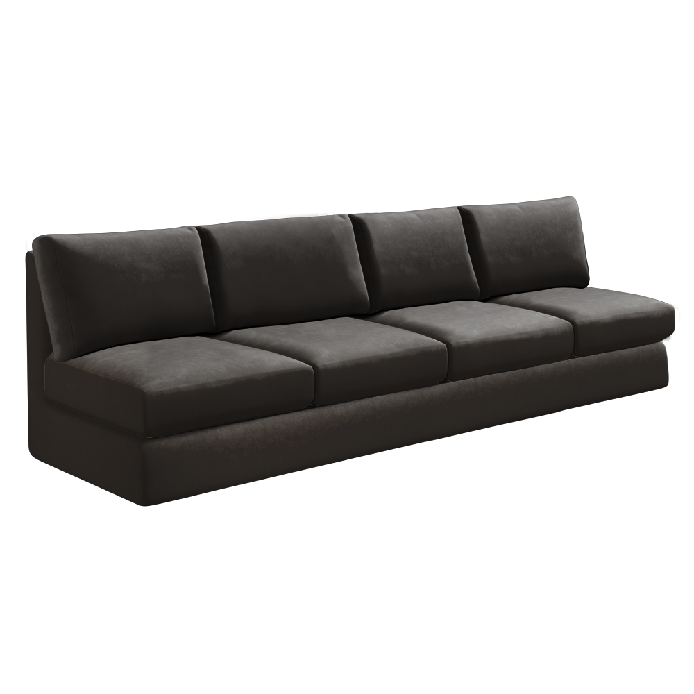 Slipcover for Oversized Armless Sofa