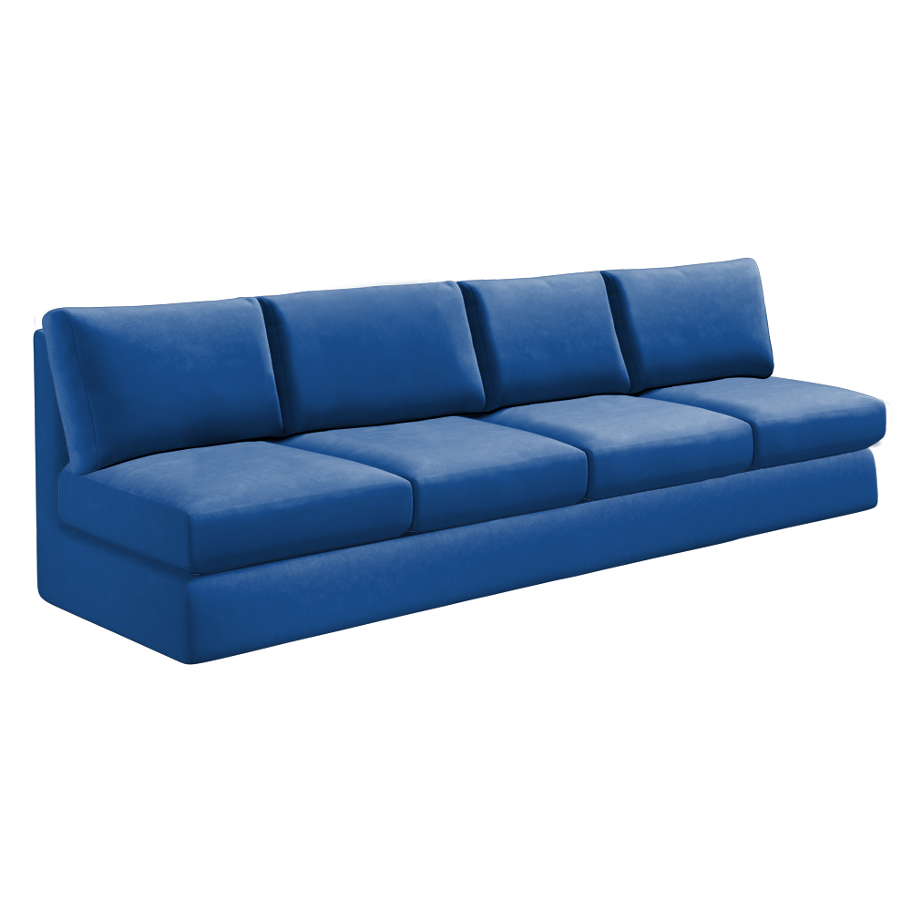 Slipcover for Oversized Armless Sofa