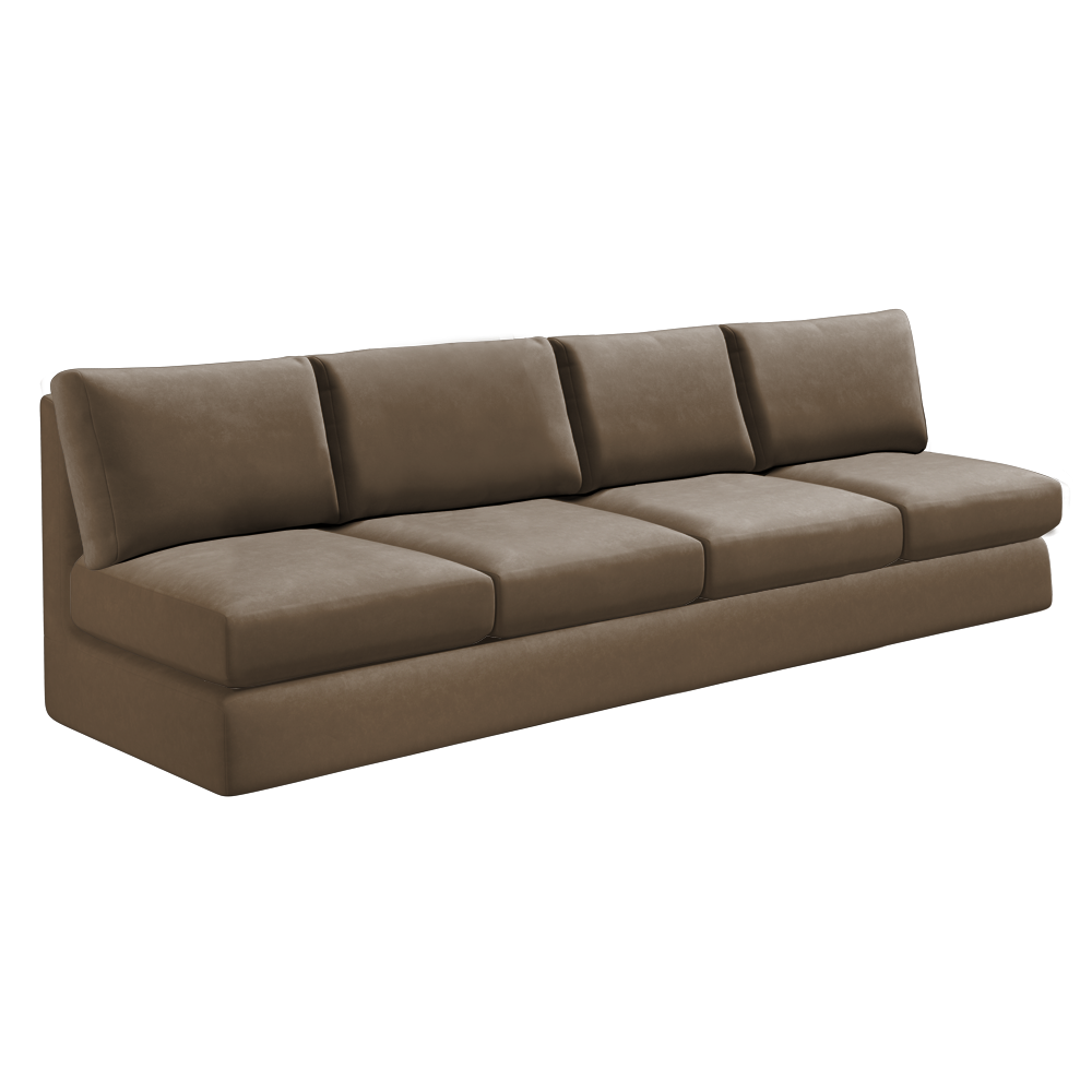 Slipcover for Oversized Armless Sofa