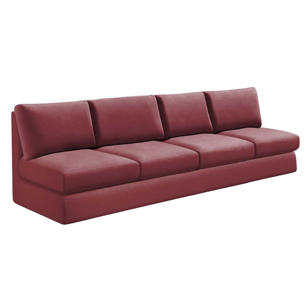 Slipcover for Oversized Armless Sofa
