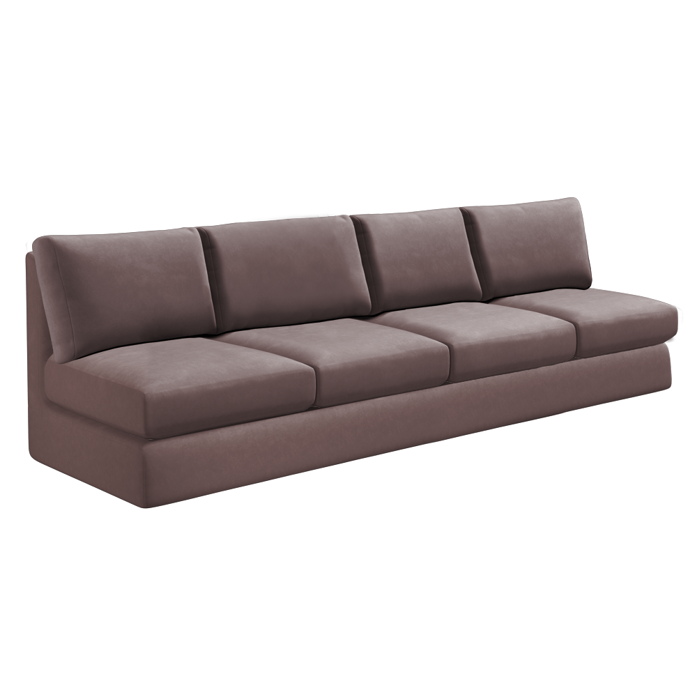 Slipcover for Oversized Armless Sofa
