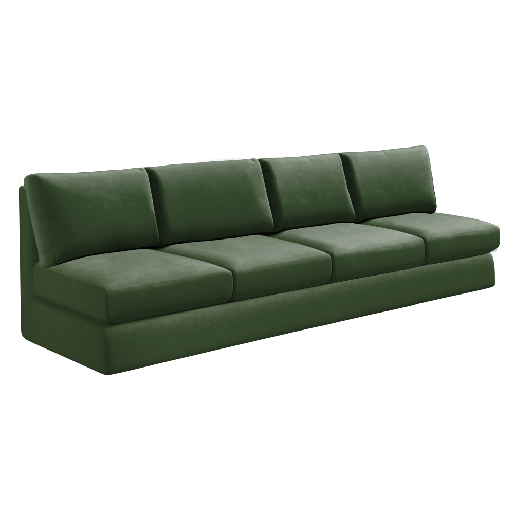 Slipcover for Oversized Armless Sofa
