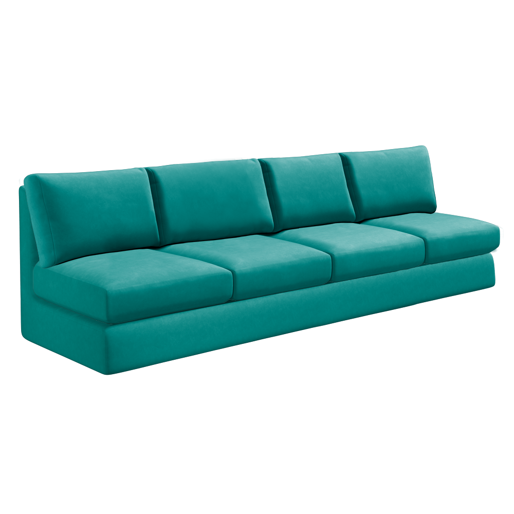 Slipcover for Oversized Armless Sofa