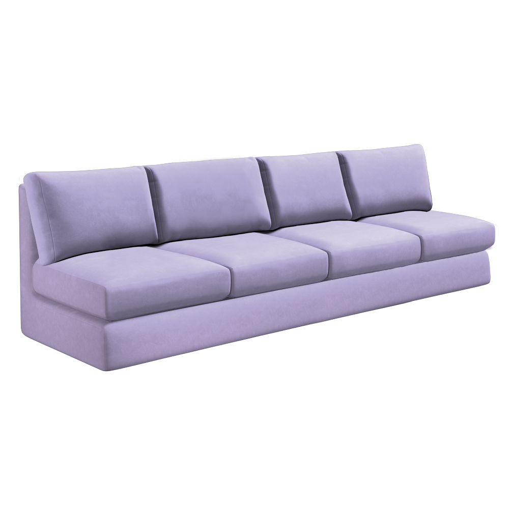 Slipcover for Oversized Armless Sofa