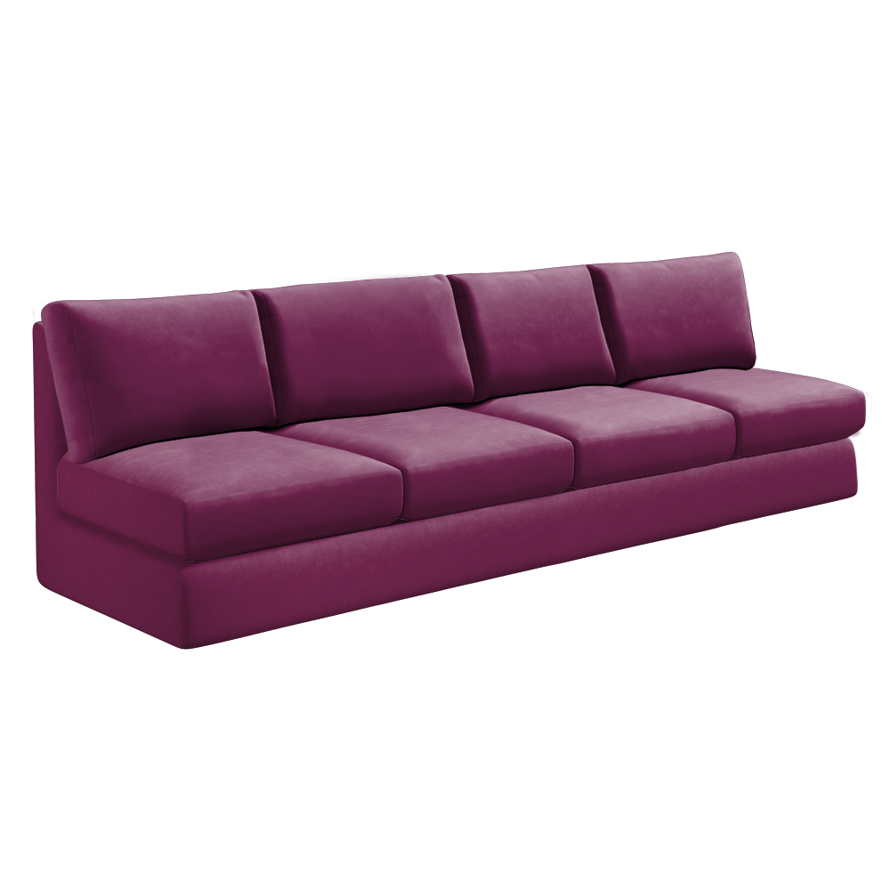 Slipcover for Oversized Armless Sofa