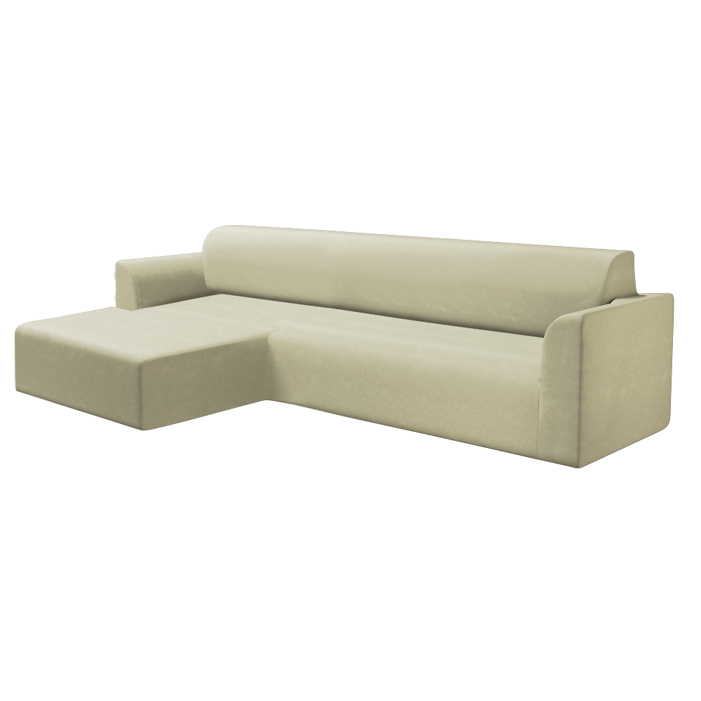 Slipcover for Sectional with Chaise - Left Facing
