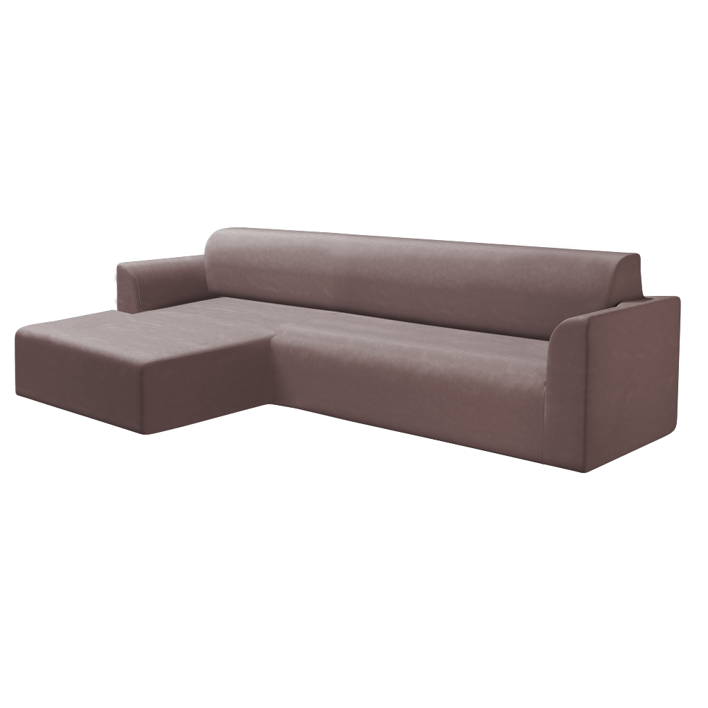 Slipcover for Sectional with Chaise - Left Facing