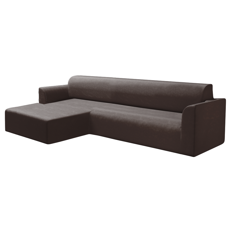 Slipcover for Sectional with Chaise - Left Facing