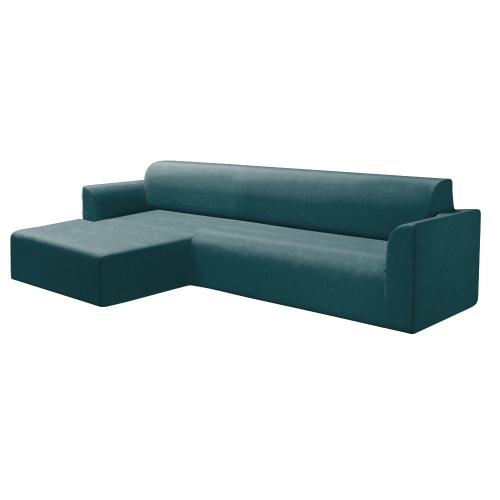 Slipcover for Sectional with Chaise - Left Facing