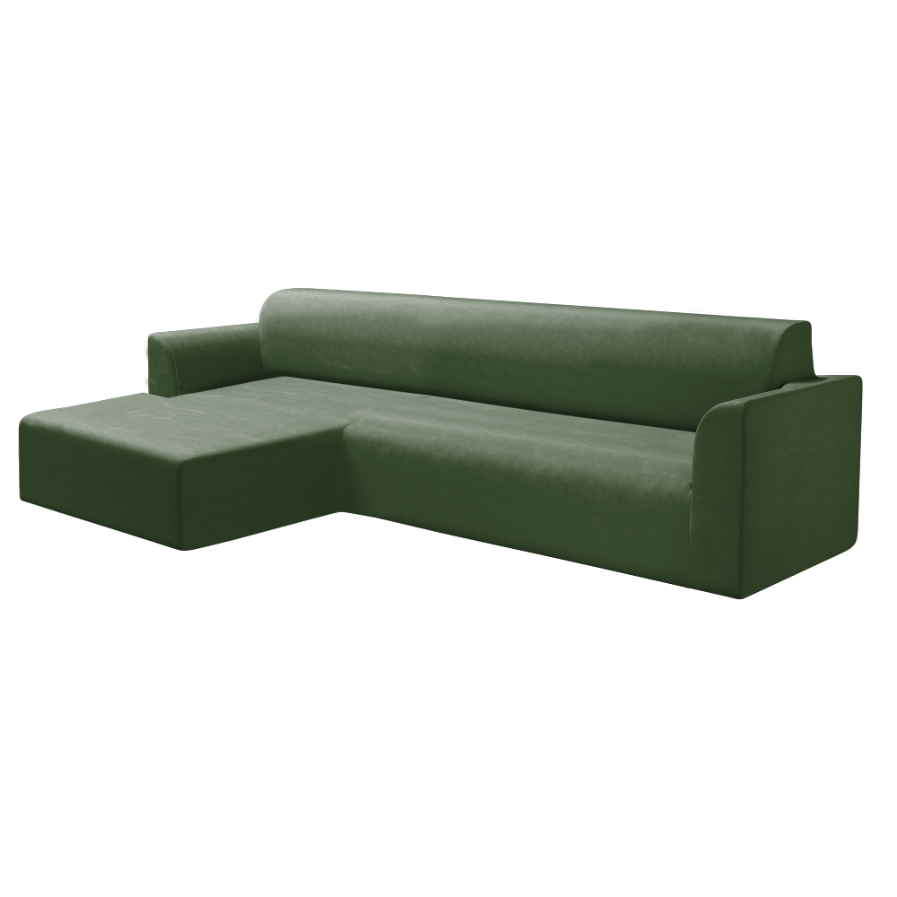 Slipcover for Sectional with Chaise - Left Facing