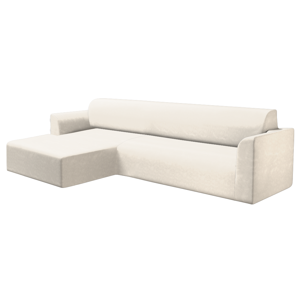 Slipcover for Sectional with Chaise - Left Facing