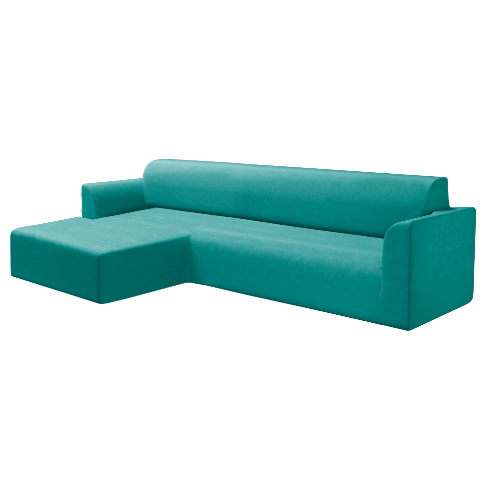 Slipcover for Sectional with Chaise - Left Facing