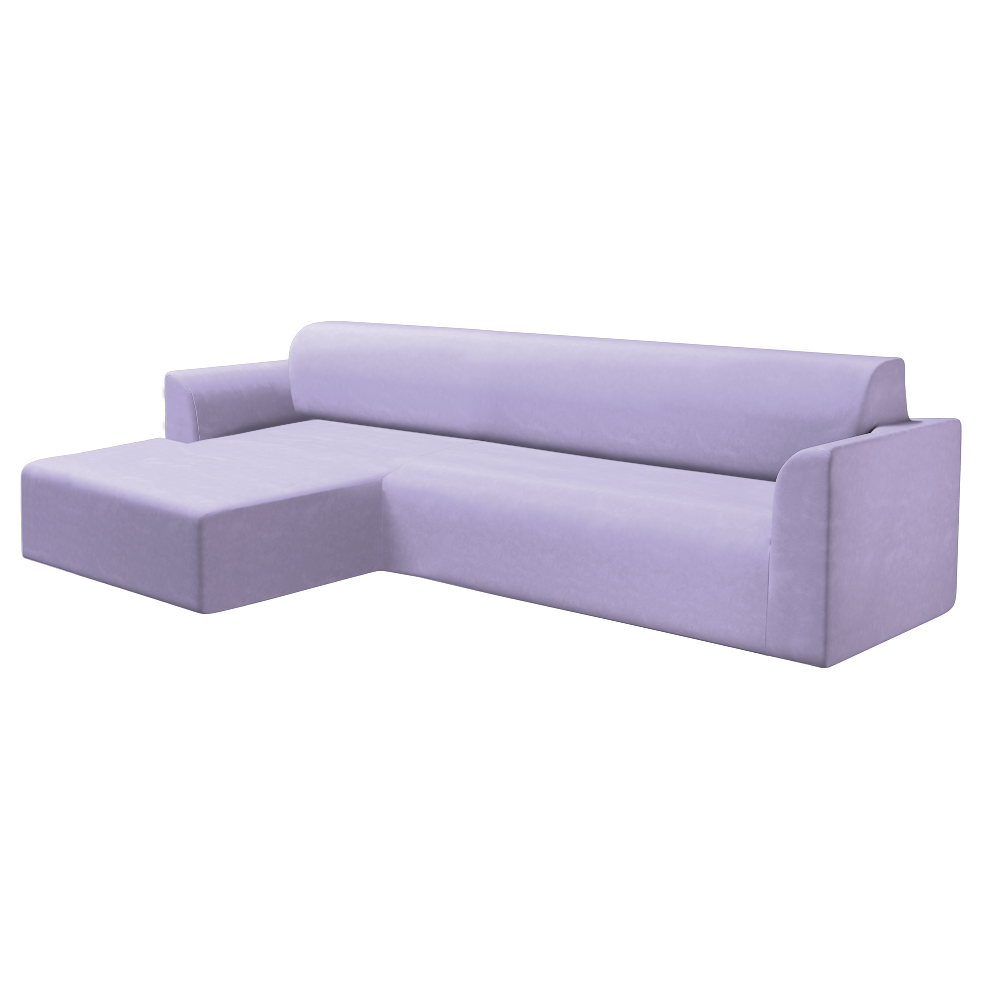 Slipcover for Sectional with Chaise - Left Facing