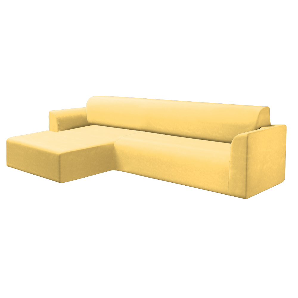 Slipcover for Sectional with Chaise - Left Facing