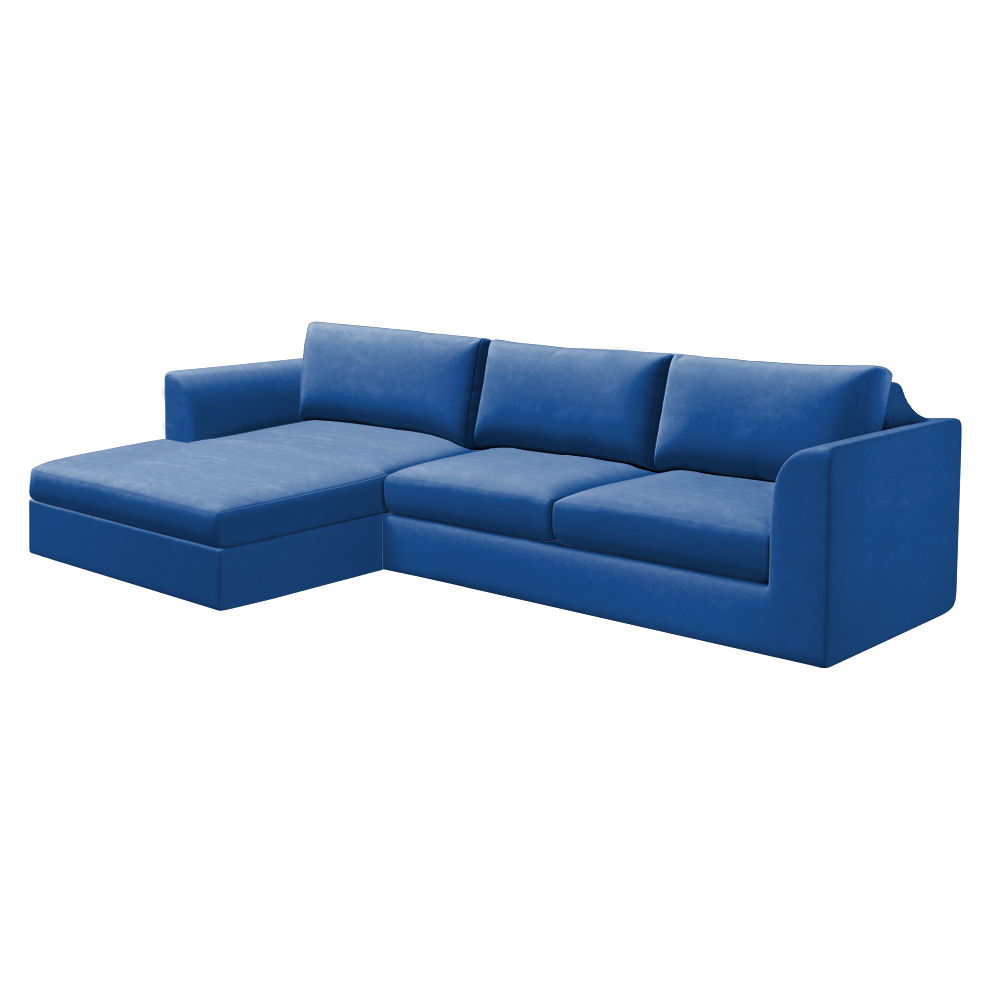 Slipcover for Sectional with Chaise - Left Facing