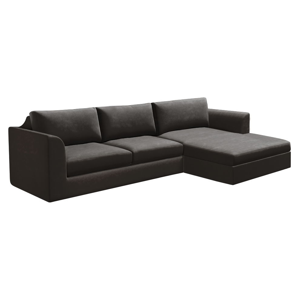 Slipcover for Sectional with Chaise - Right Facing