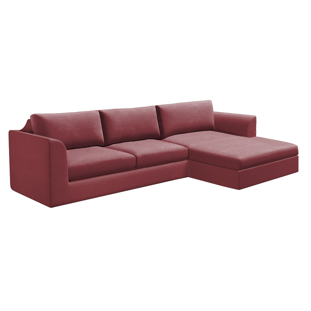 Slipcover for Sectional with Chaise - Right Facing