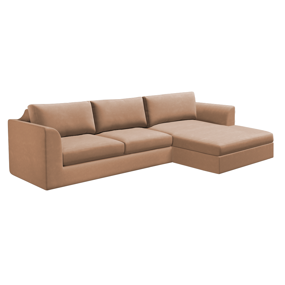 Slipcover for Sectional with Chaise - Right Facing
