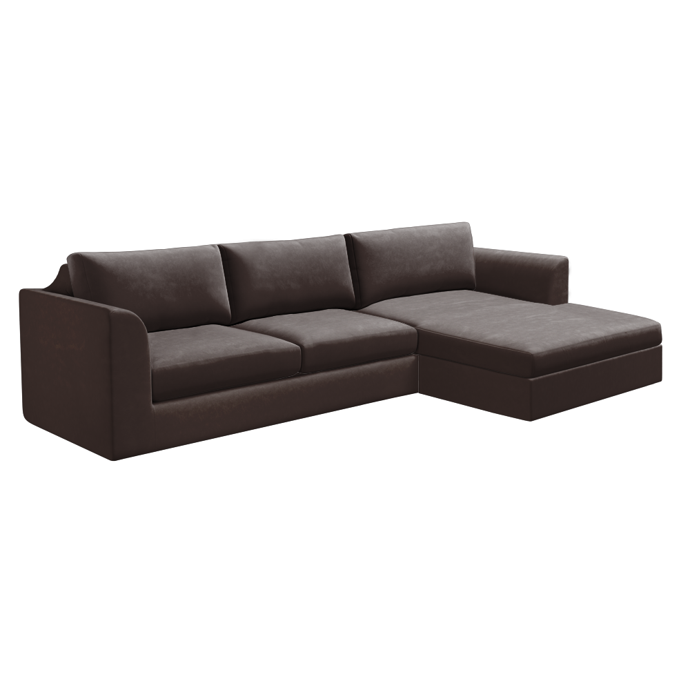 Slipcover for Sectional with Chaise - Right Facing