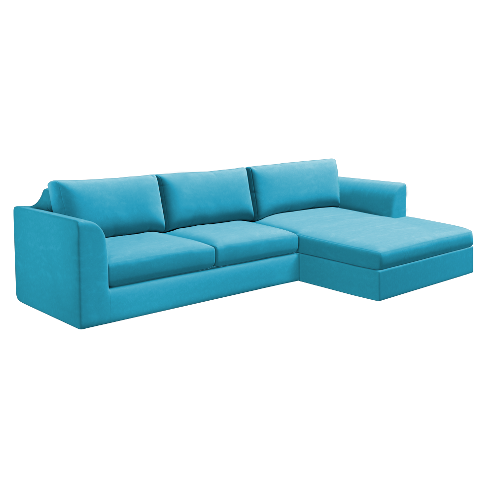 Slipcover for Sectional with Chaise - Right Facing