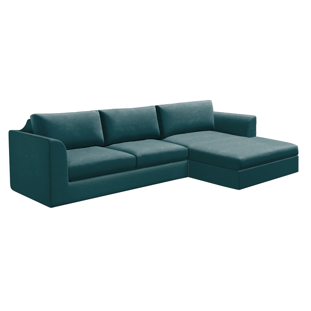 Slipcover for Sectional with Chaise - Right Facing