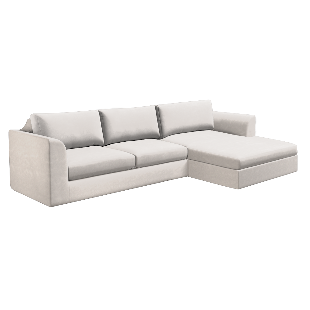 Slipcover for Sectional with Chaise - Right Facing