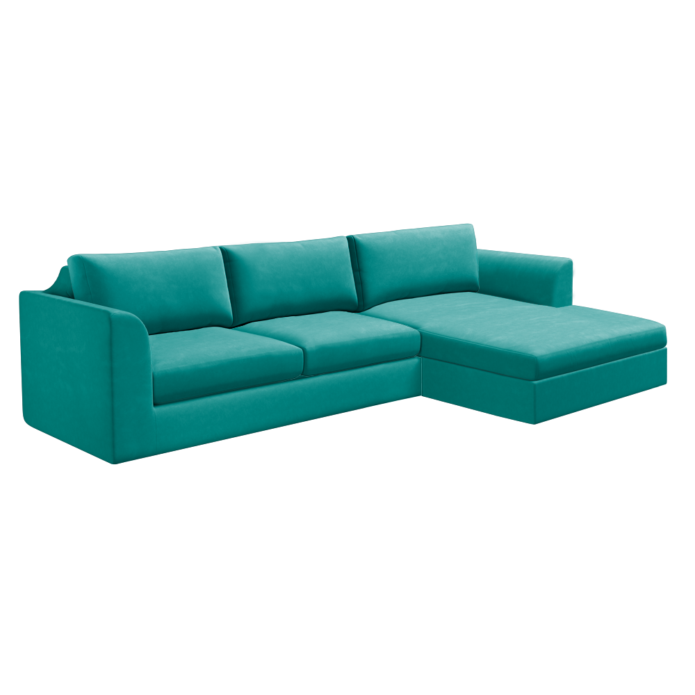 Slipcover for Sectional with Chaise - Right Facing