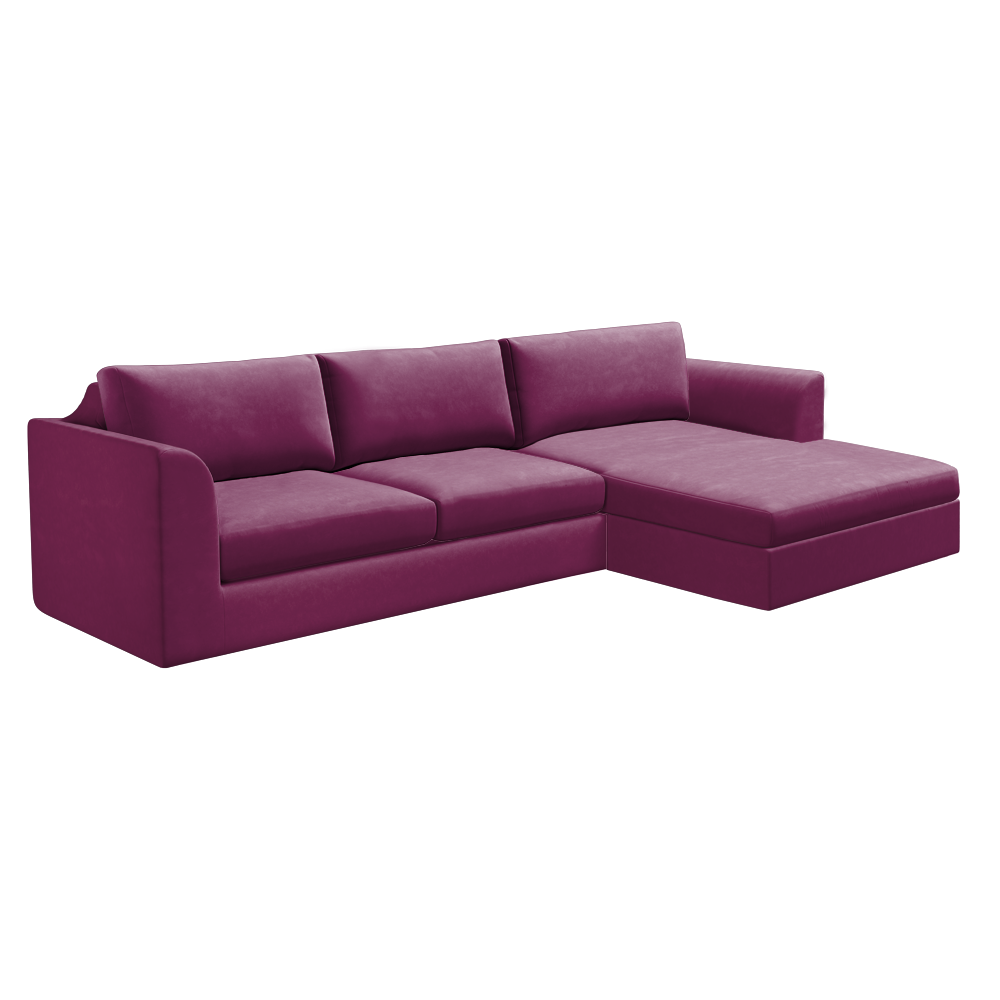 Slipcover for Sectional with Chaise - Right Facing