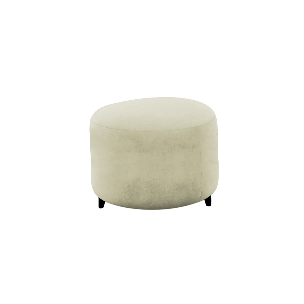 Slipcover for Ottoman - Round Shape